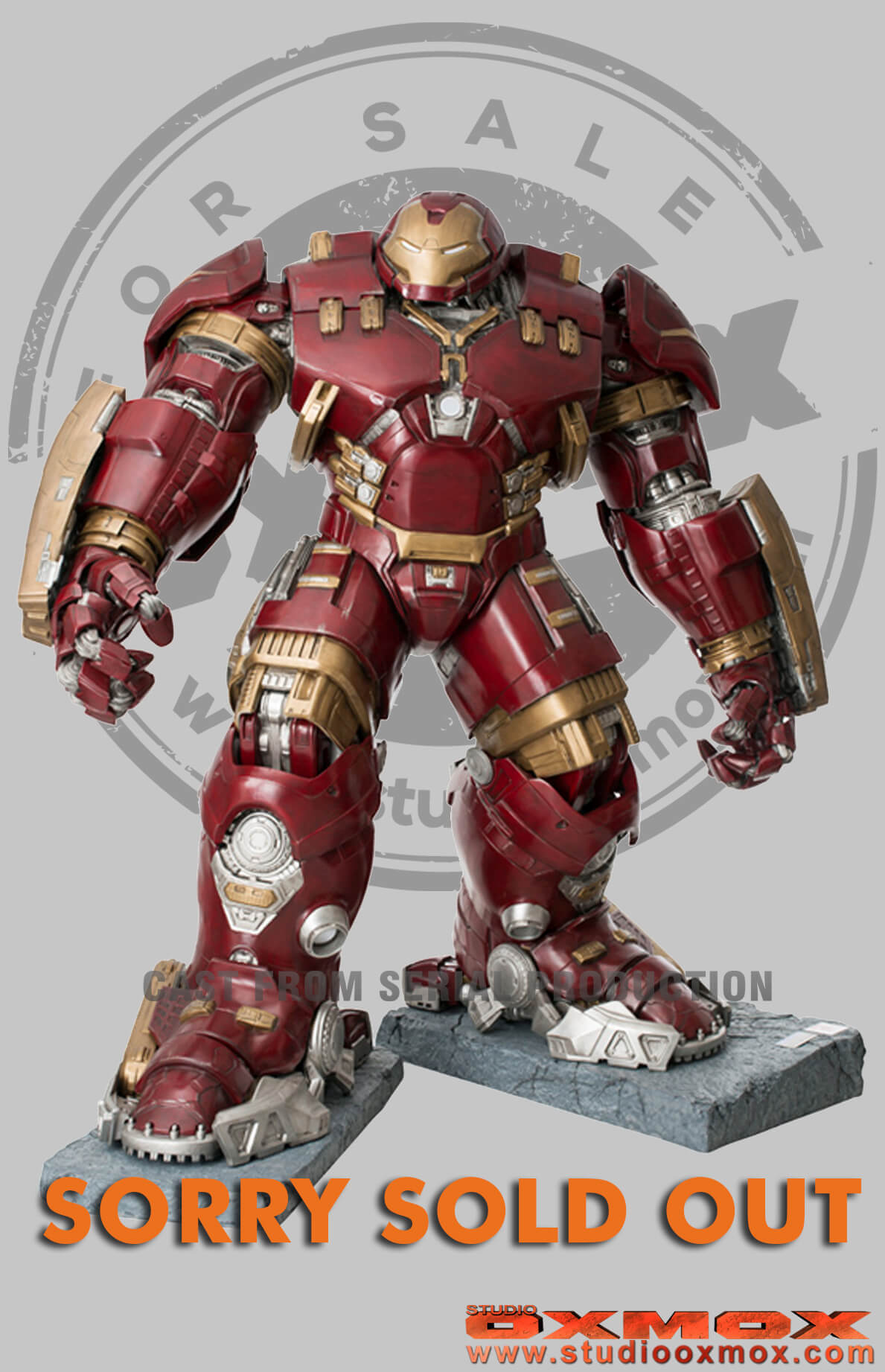 hulkbuster life size statue for sale
