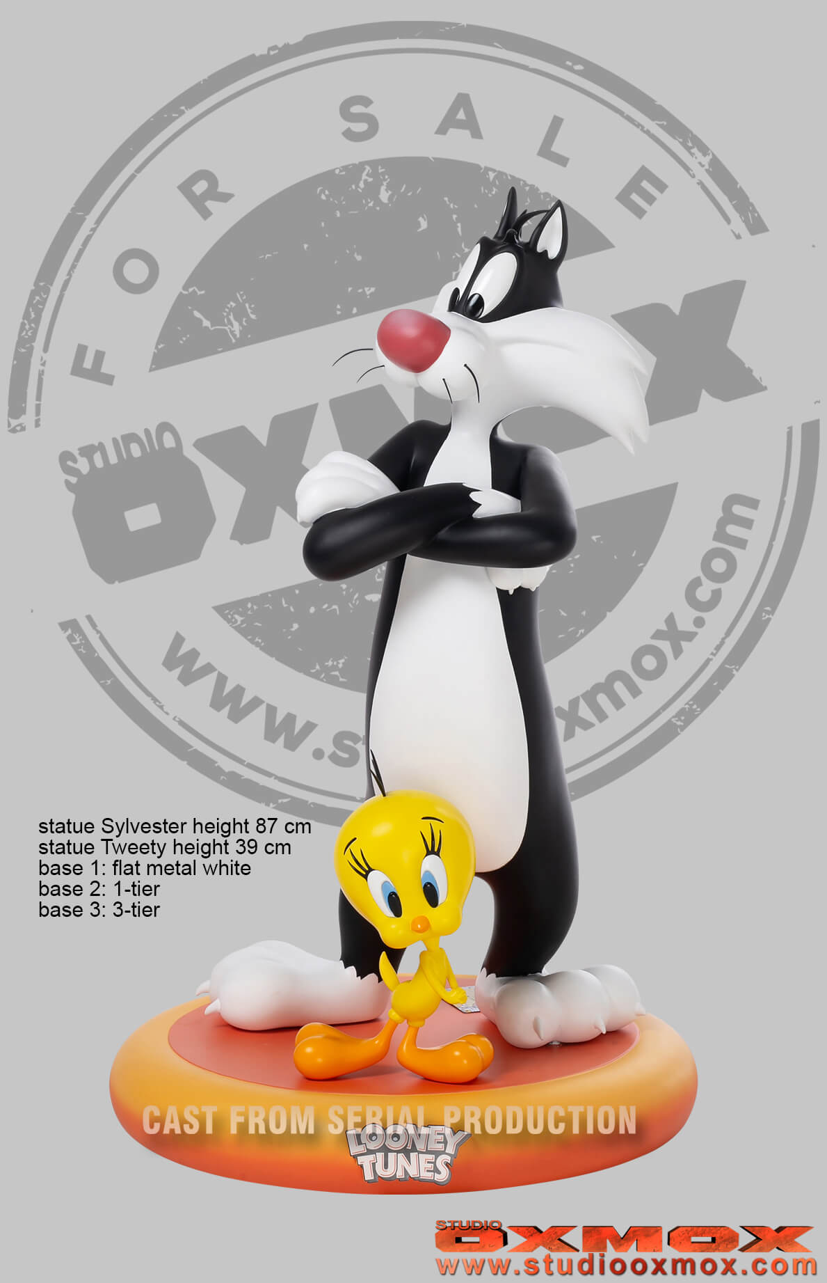Looney Tunes statues, Sylvester and Tweety life size