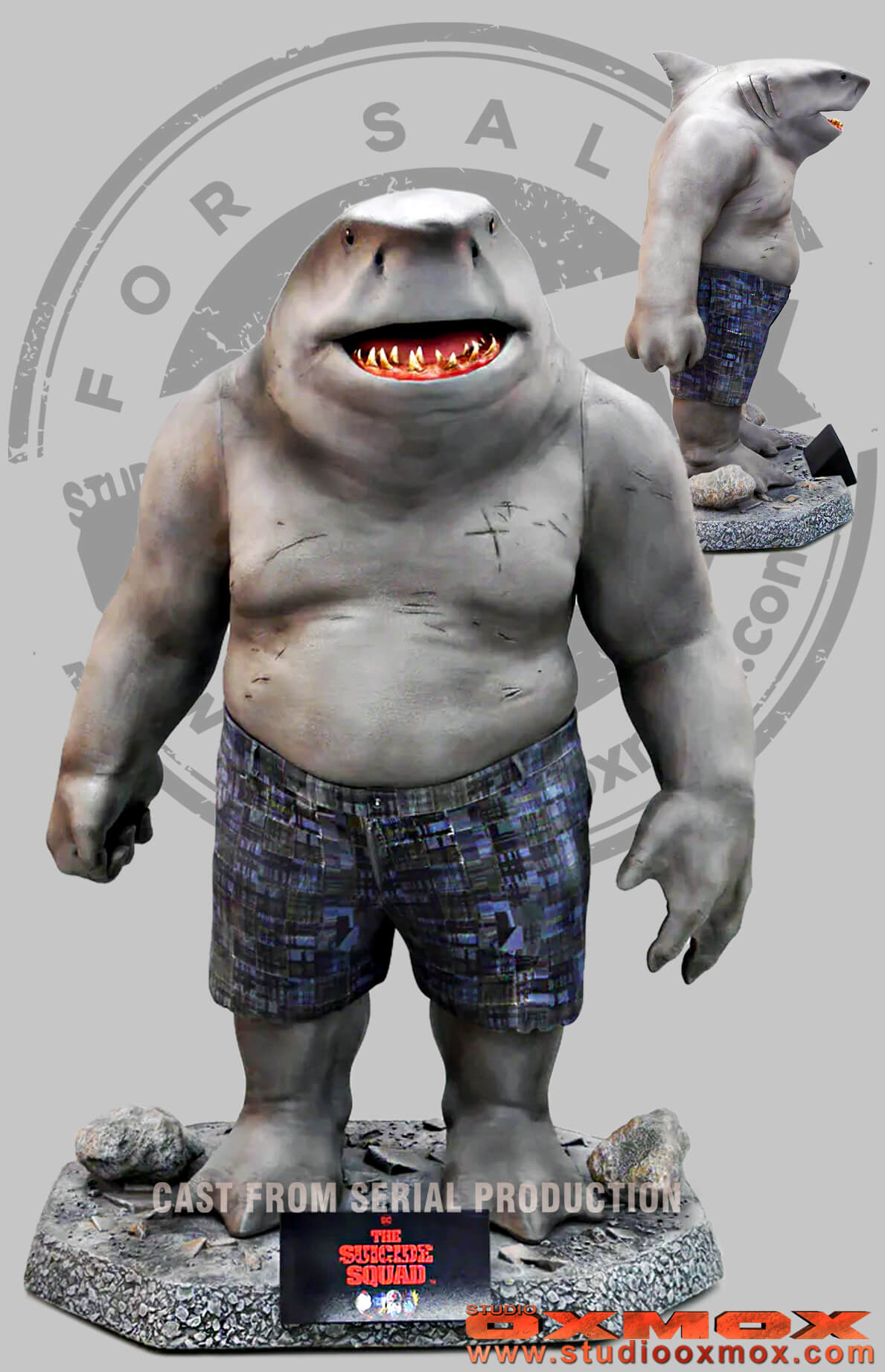 Suicide Squad life size statue King Shark