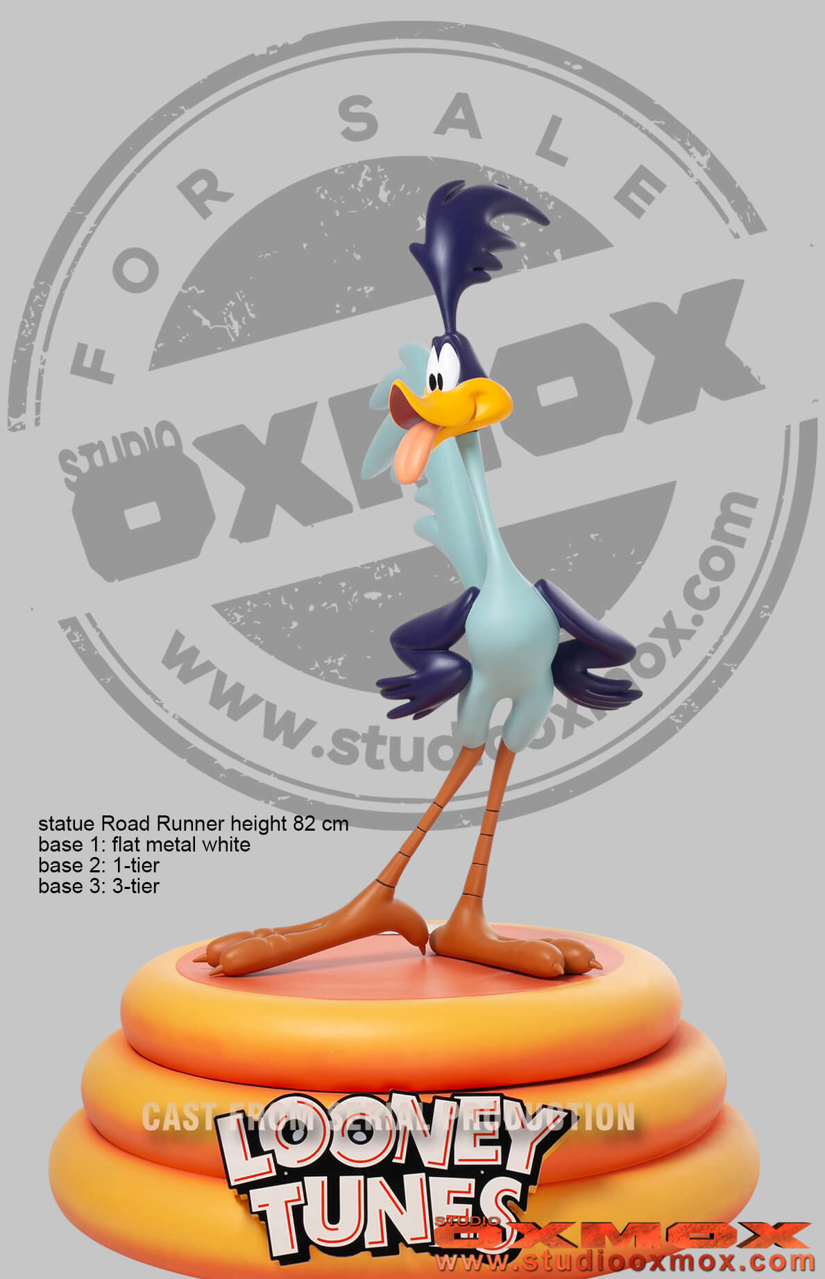 Looney Tunes statues, Road Runner life size with large base